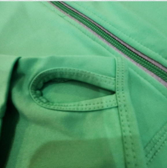 Champion Green Women's Running Jacket MEDIUM M - Picture 4 of 5